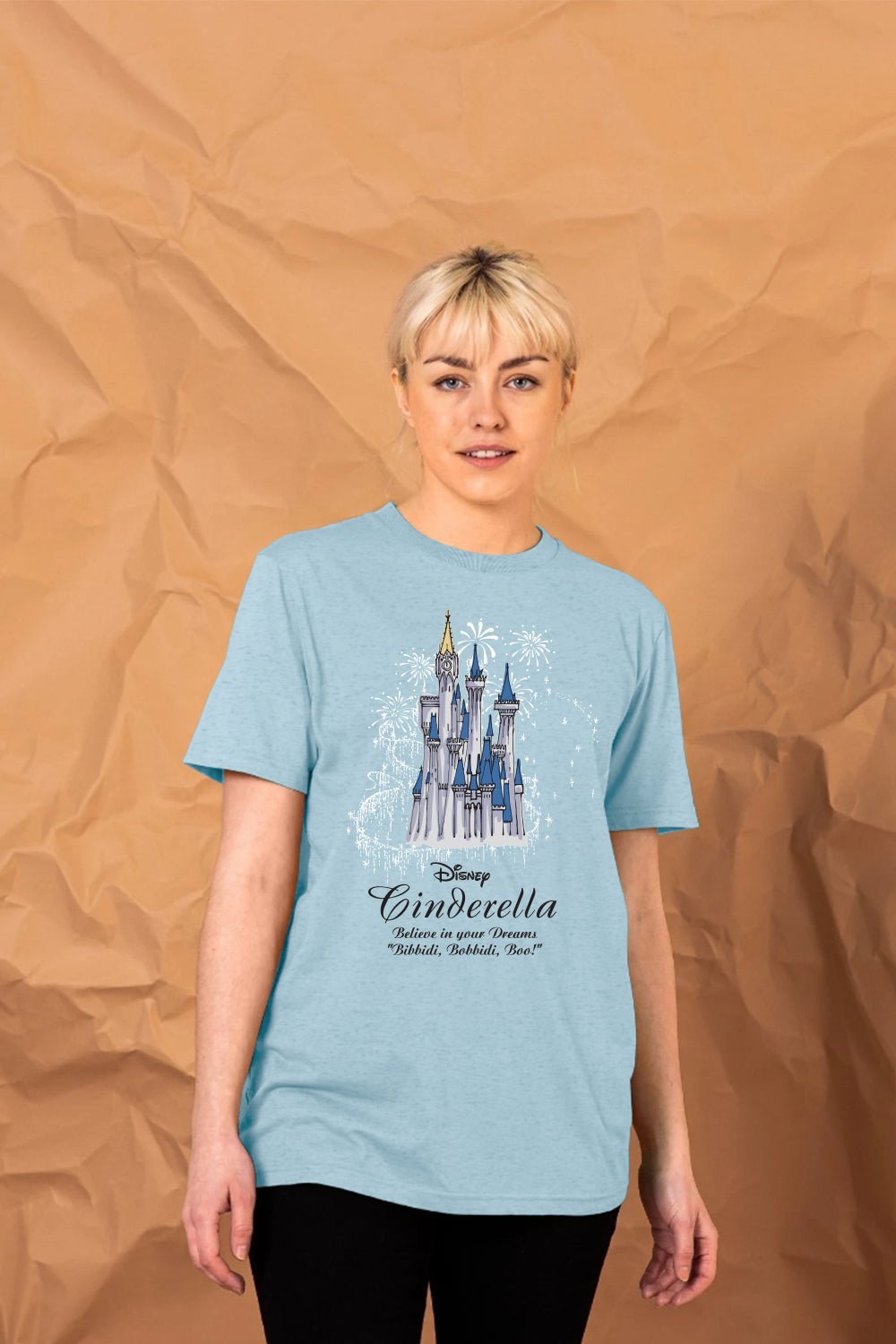 Disney Princess Cinderella Women’s T-Shirt – Official Light Blue - Brand Threads