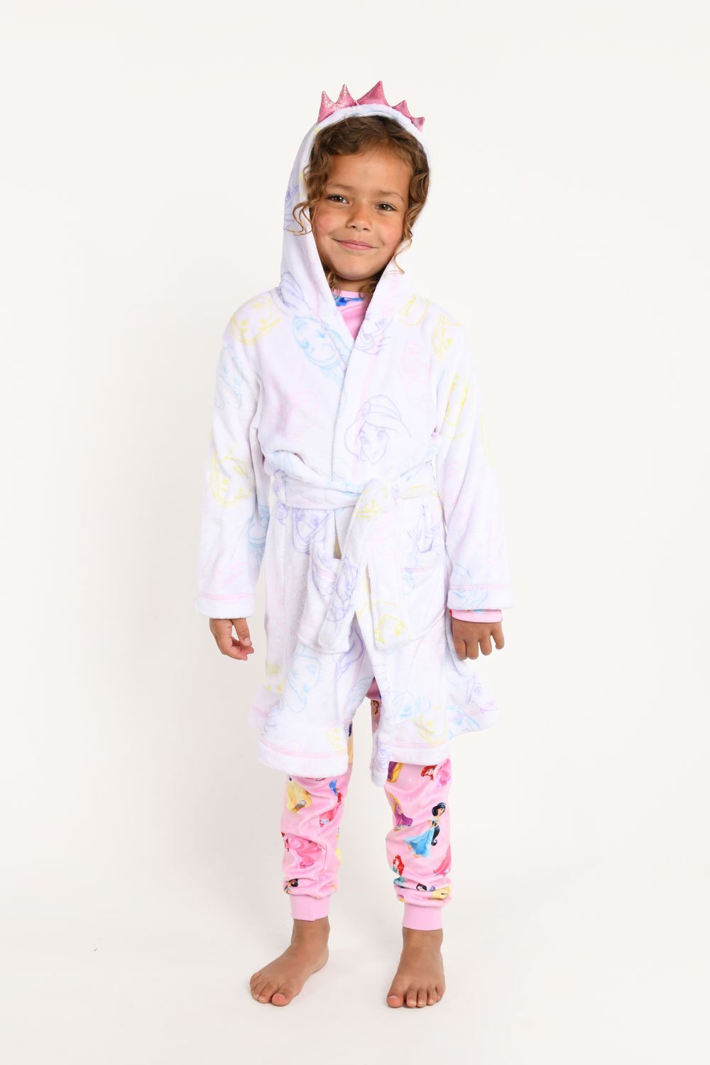 open lace back dress Disney Princess Official Fleece Robe | Ages 5-8