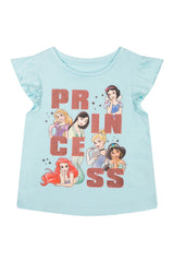 Disney Princess Girls Cotton T-Shirt - Brand Threads