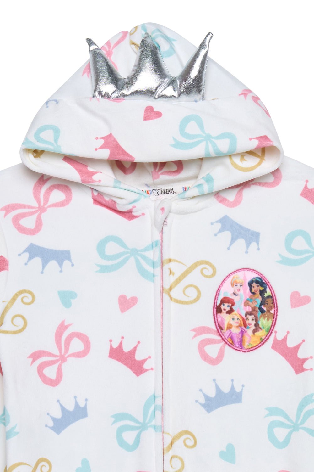 Disney Princess Girls Fleece Onesie - Brand Threads