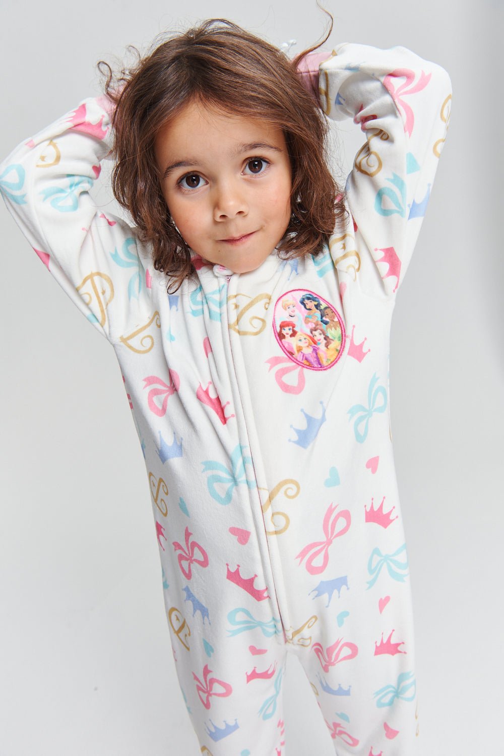 Disney Princess Girls Fleece Onesie - Brand Threads