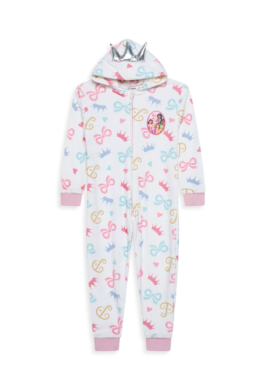 Disney Princess Girls Fleece Onesie - Brand Threads