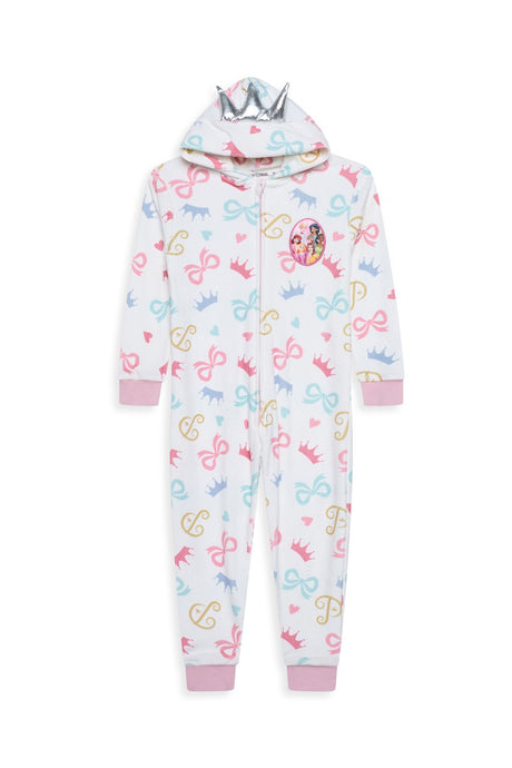 Disney Princess Girls Fleece Onesie - Brand Threads