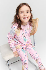 Disney Princess Girls Fleece Pyjamas - Brand Threads