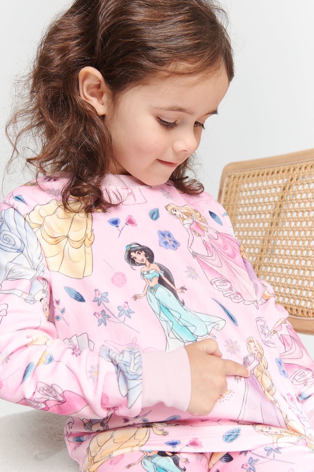 Disney Princess Girls Fleece Pyjamas - Brand Threads