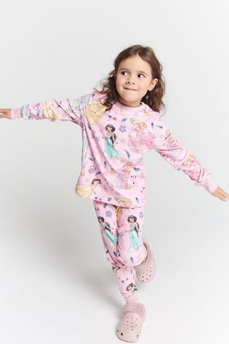 Disney Princess Girls Fleece Pyjamas - Brand Threads