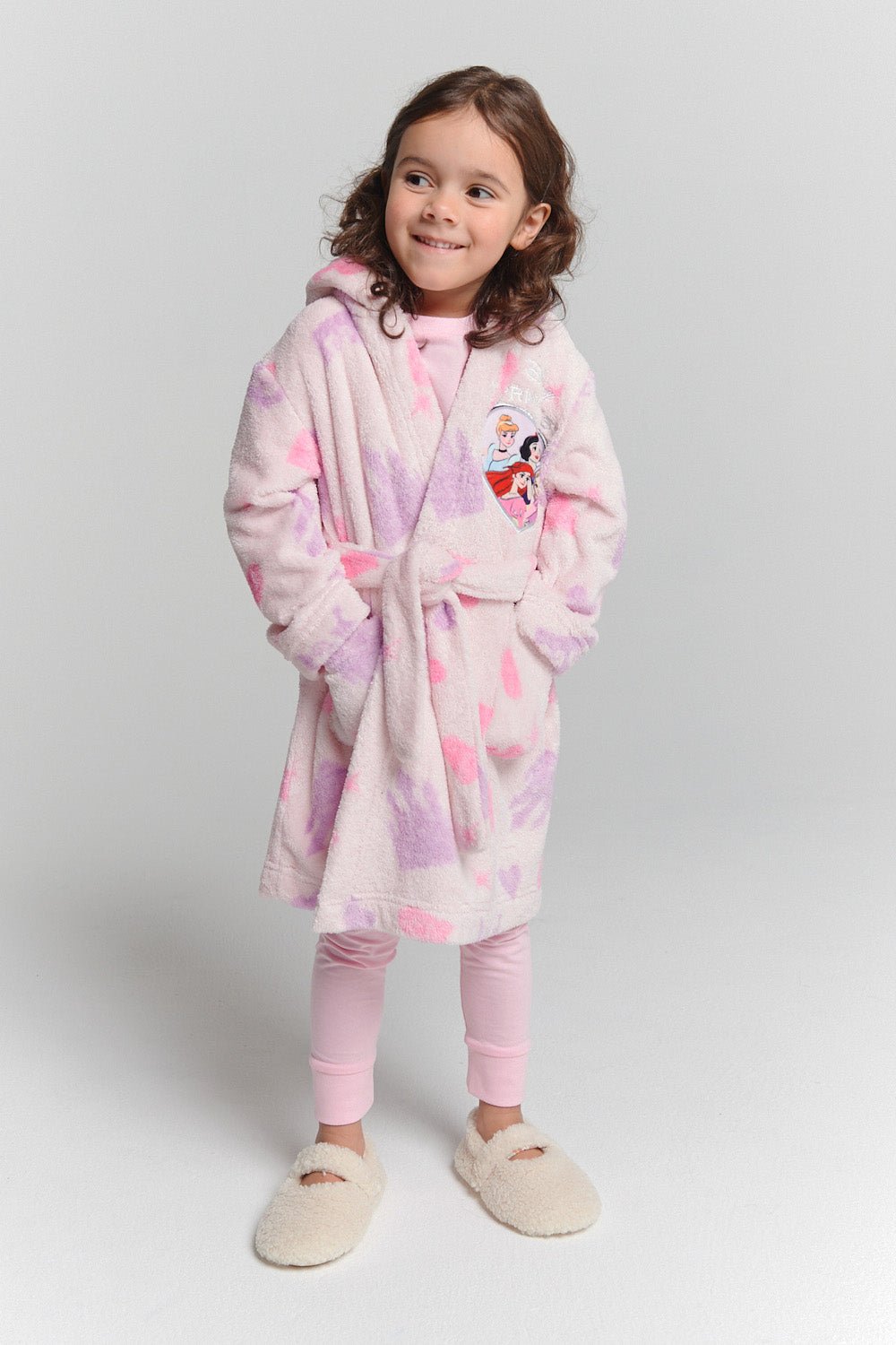 Disney Princess Girls Fleece Robe - Brand Threads