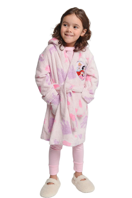 Disney Princess Girls Fleece Robe - Brand Threads