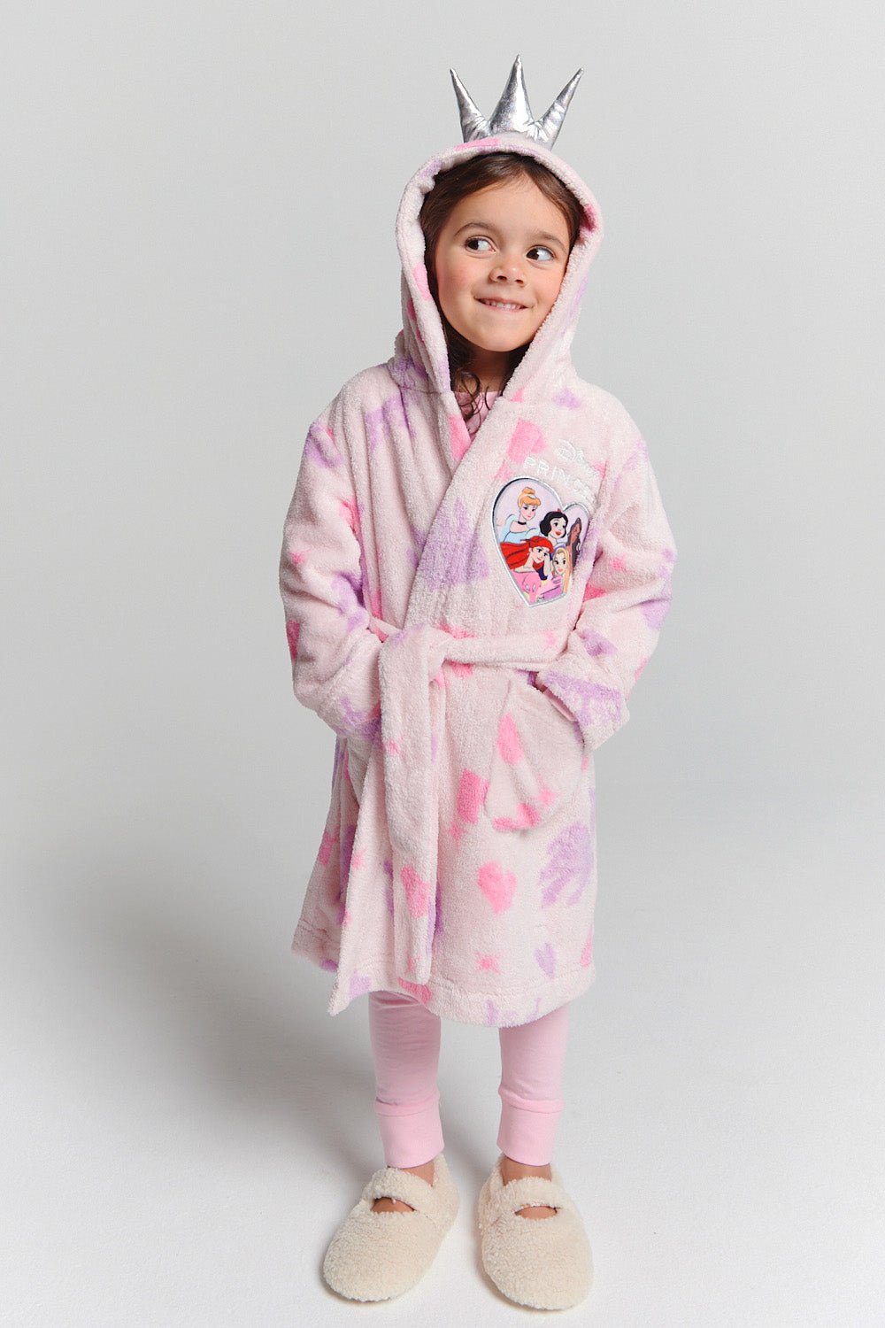 Disney Princess Girls Fleece Robe - Brand Threads