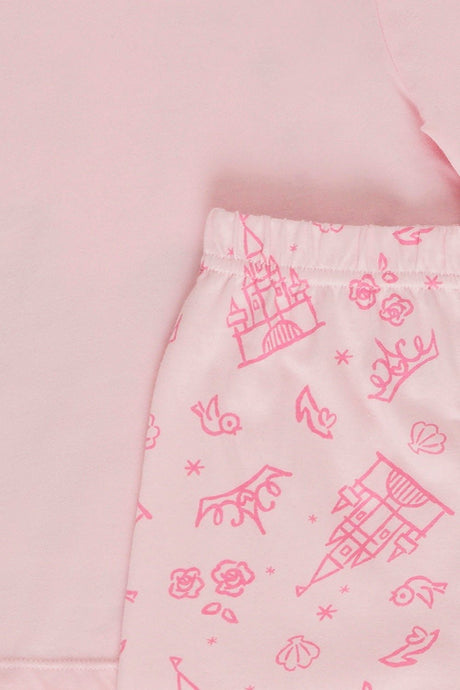 Disney Princess Girls Pink Pyjamas - Brand Threads
