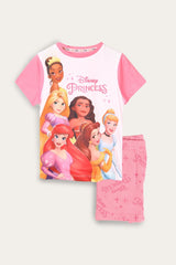 Disney Princess Girls Shortie Pyjamas Set - Brand Threads