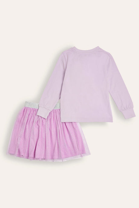 Disney Princess Girls Two Piece Skirt And Top Set - Brand Threads