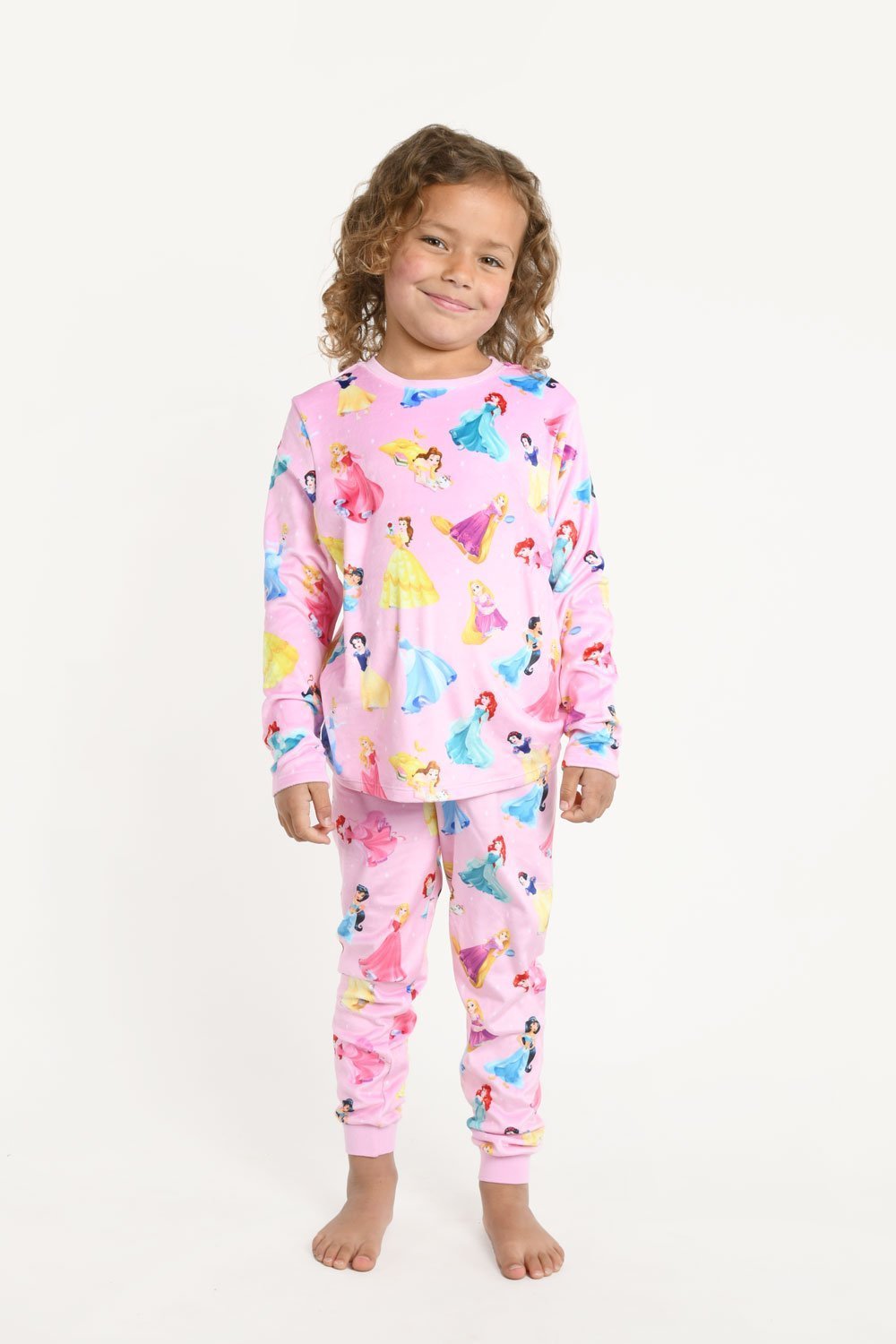 Disney Princesses Girls Fleece Pyjamas - Brand Threads