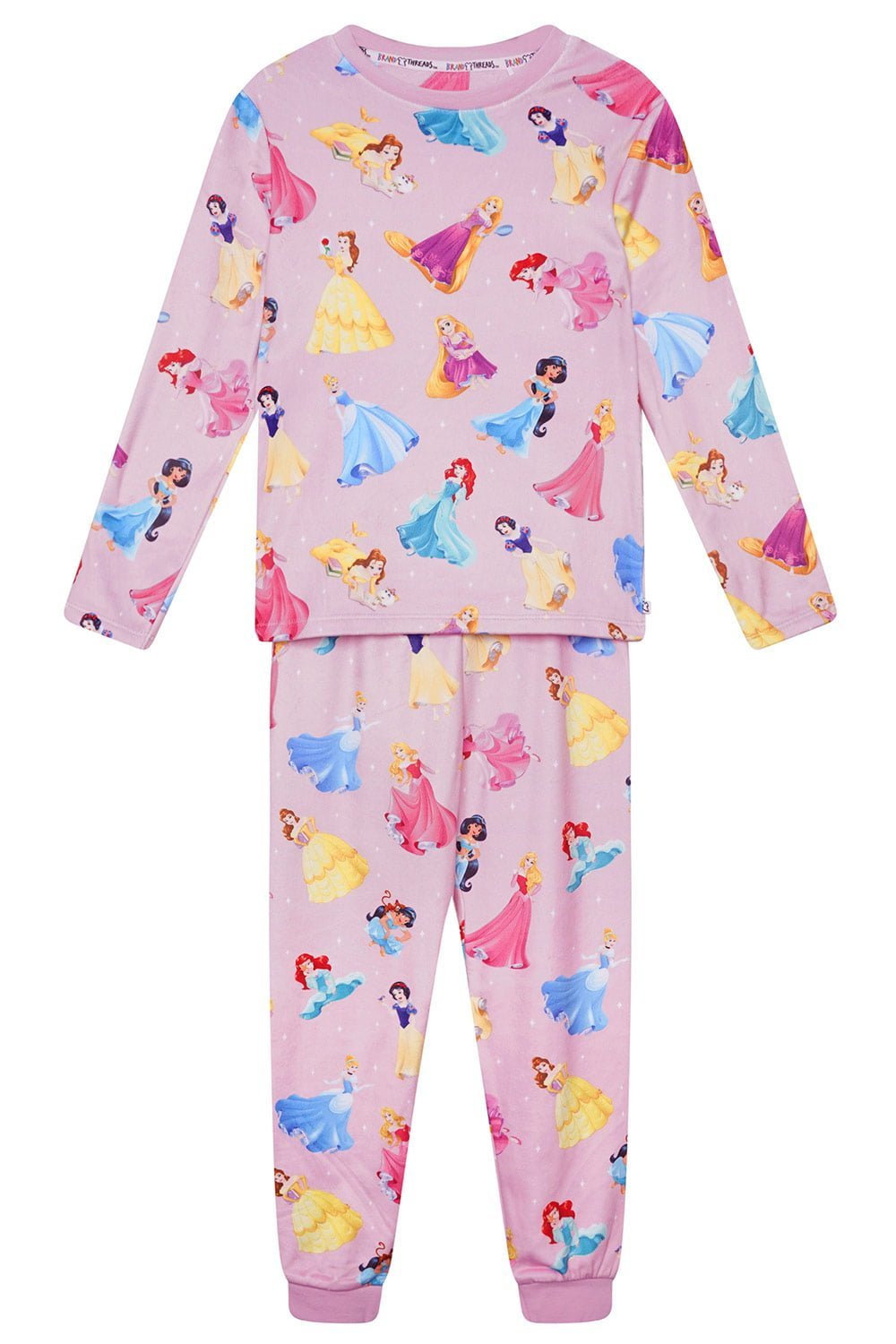 Disney Princesses Girls Fleece Pyjamas - Brand Threads