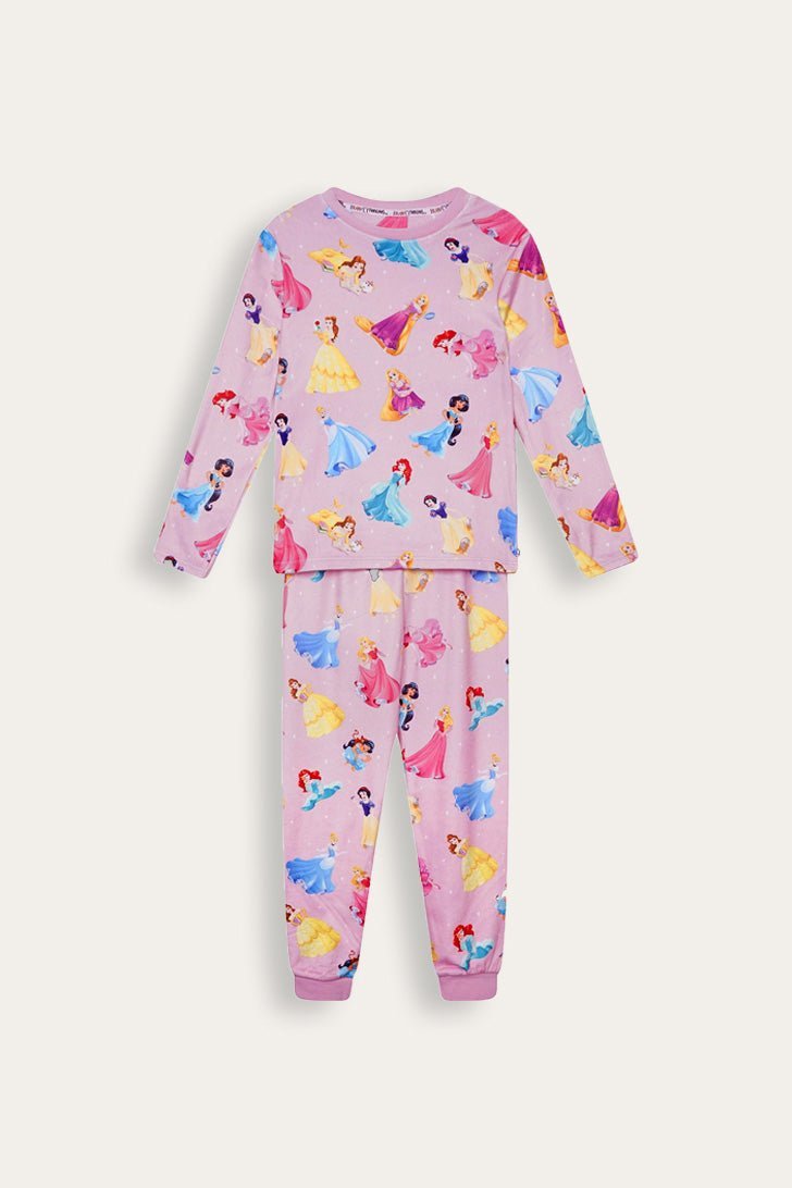 Disney Princesses Girls Fleece Pyjamas - Brand Threads