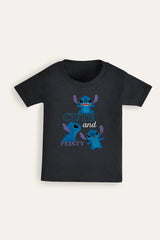 Disney Stitch Unisex Black T-Shirt - Brand Threads