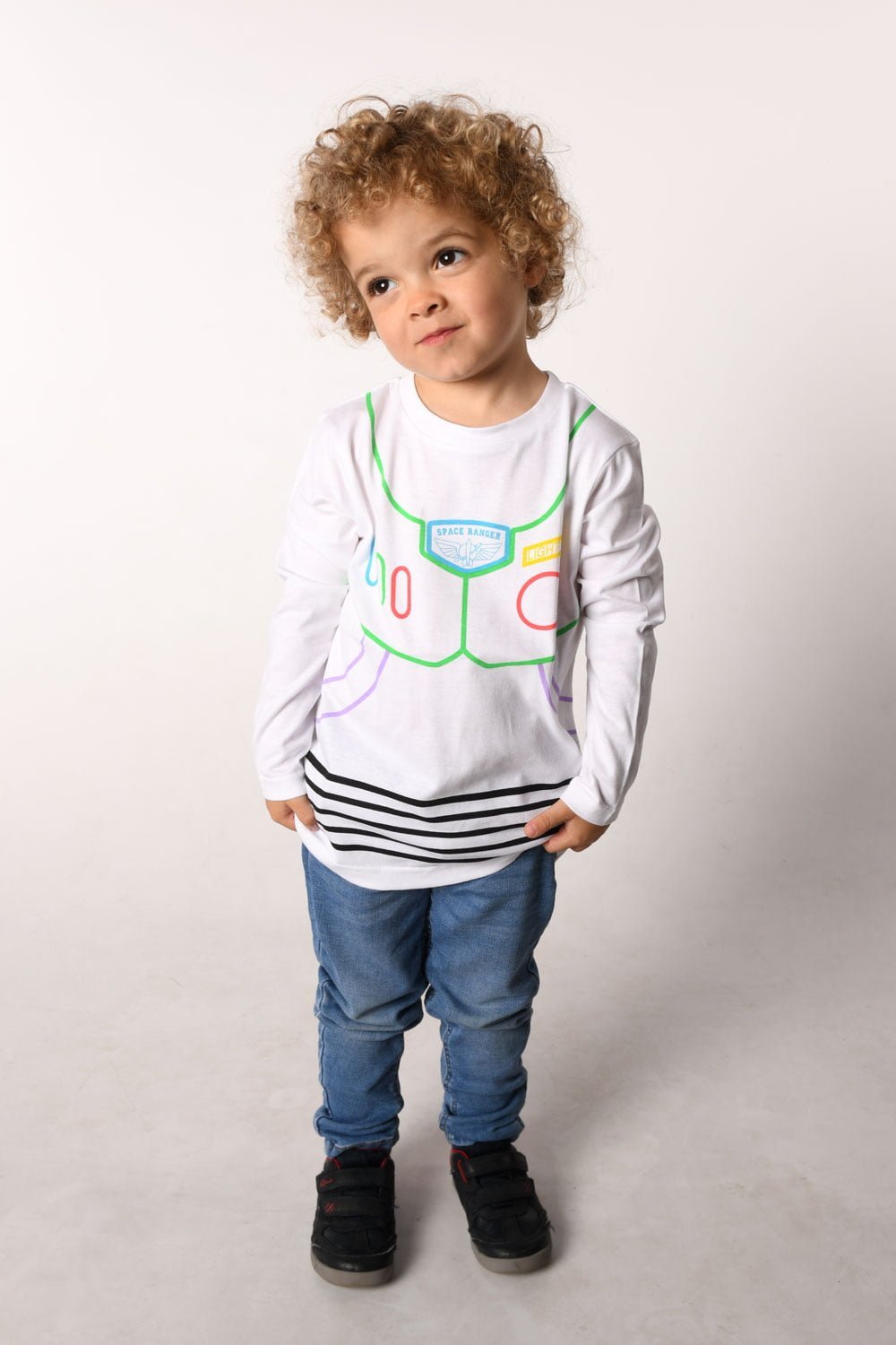 Disney Toy Story Buzz Lightyear Boys BCI Cotton Sweatshirt - Brand Threads