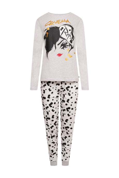 Disney Villains Cruella Women's BCI Cotton Pyjama - Brand Threads