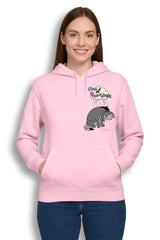 Disney Winnie the Pooh Eeyore ladies pink hoodie - Brand Threads