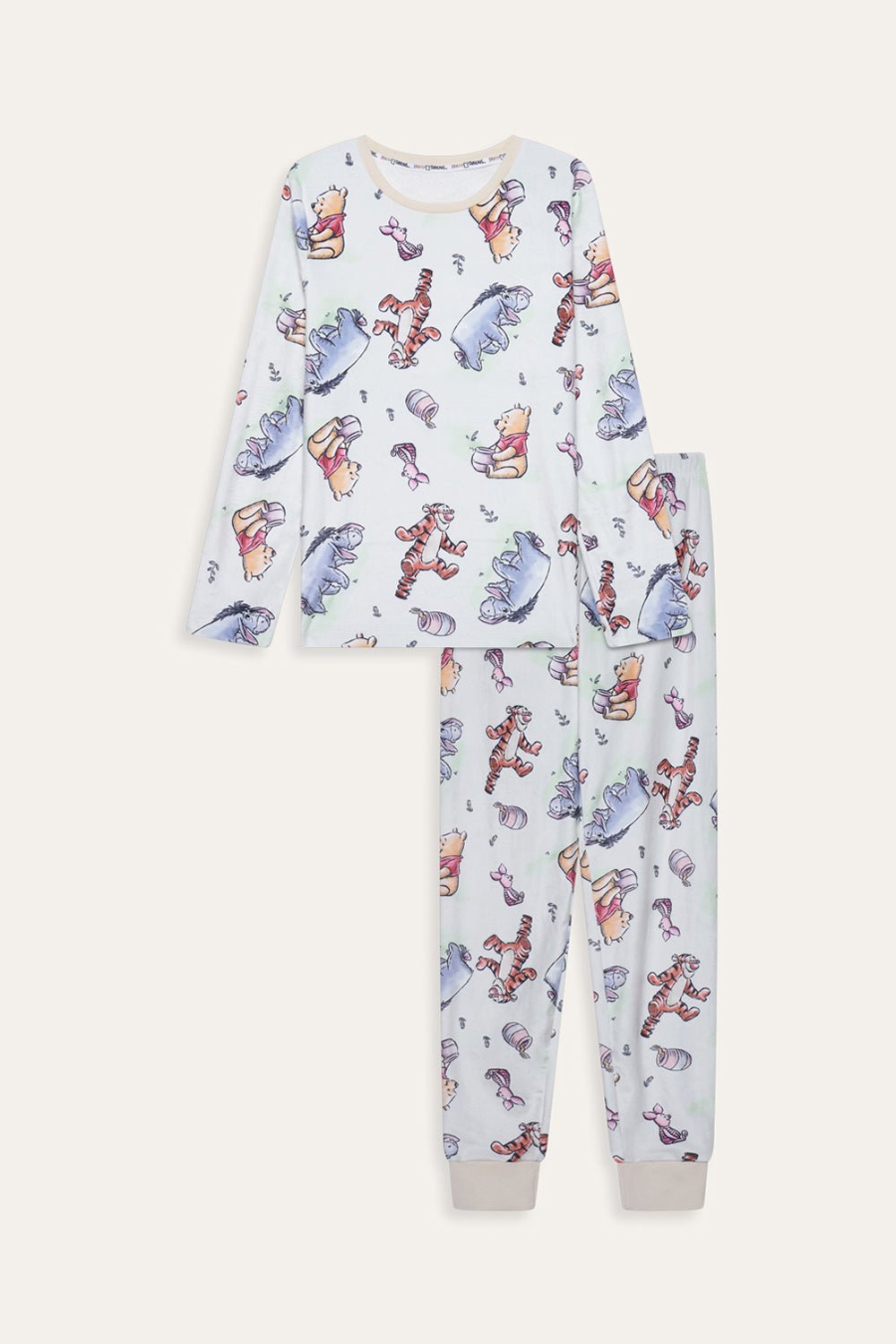 Disney Winnie The Pooh Women’s Divine Fleece Pyjama Set - Brand Threads