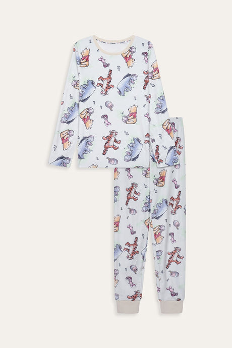 Disney Winnie The Pooh Women’s Divine Fleece Pyjama Set - Brand Threads