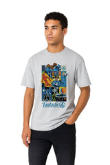 Fantastic Four Adults Grey T-shirt – Classic Marvel Tee - Brand Threads