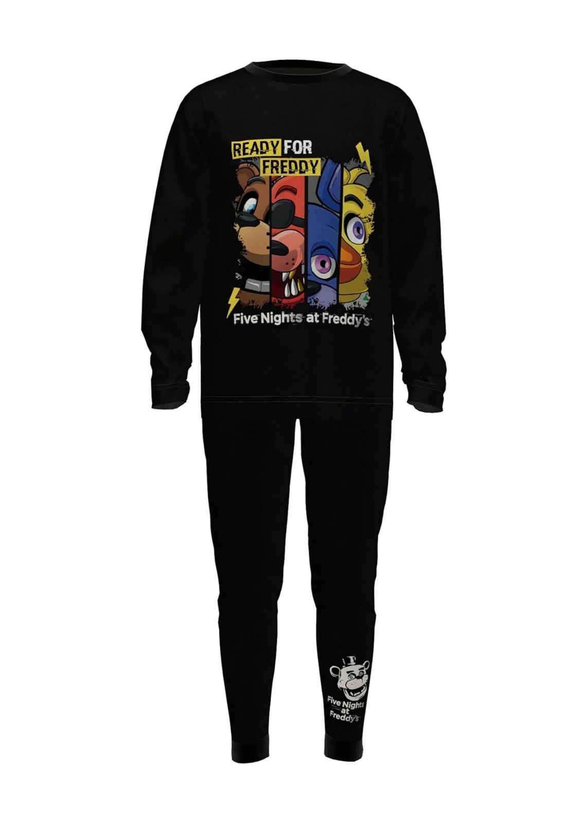 Five Nights at Freddy's Boys Pyjamas Long Sleeved Kids Winter Pyjamas Set Official Merchandise - Brand Threads