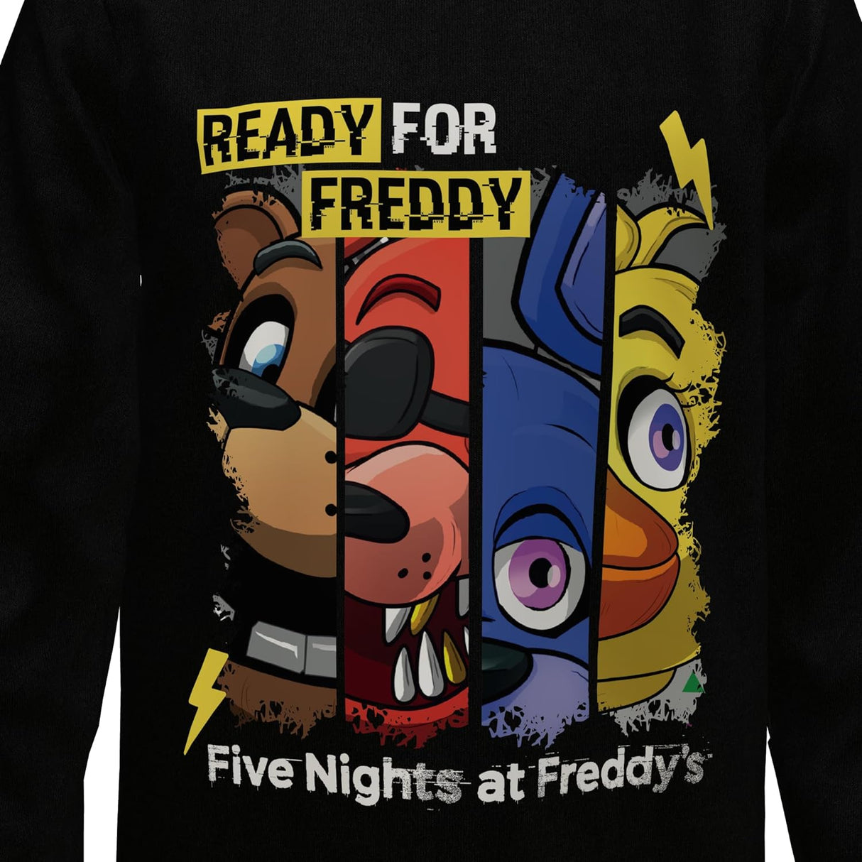 Five Nights at Freddy's Boys Pyjamas Long Sleeved Kids Winter Pyjamas Set Official Merchandise - Brand Threads