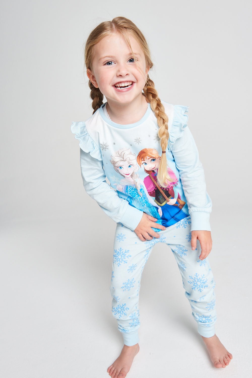 Frozen Girls Jersey Pyjama Set - Brand Threads