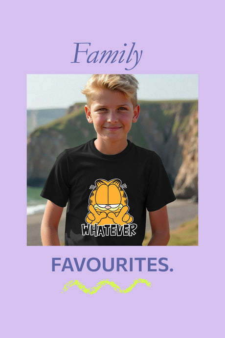 Garfield Kids T Shirt Short Sleeve - Brand Threads