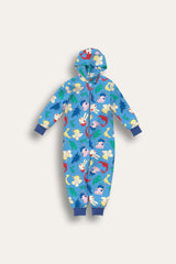 George Pig Boys Blue Fleece Onesie - Brand Threads