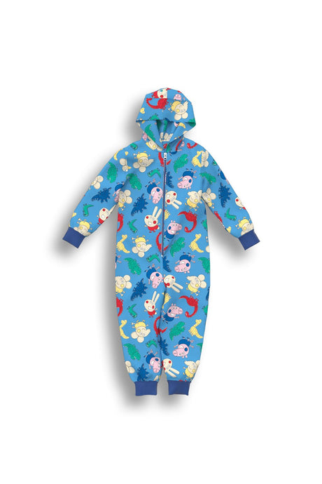 George Pig Boys Blue Fleece Onesie - Brand Threads