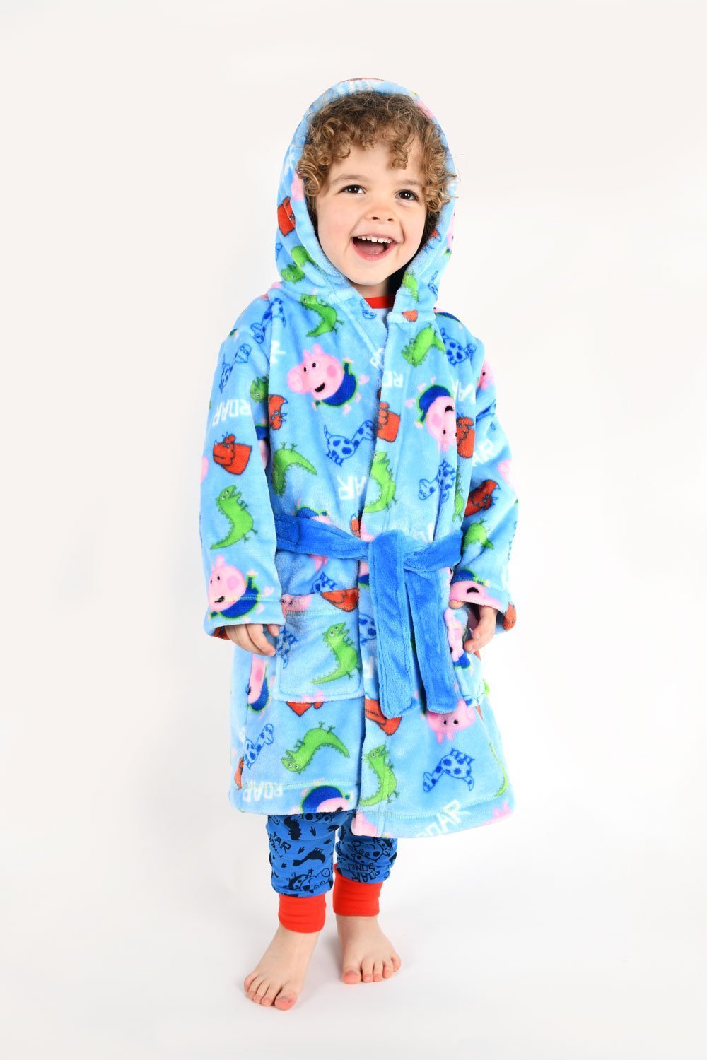 George Pig Boys Fleece Dressing Gown - Brand Threads