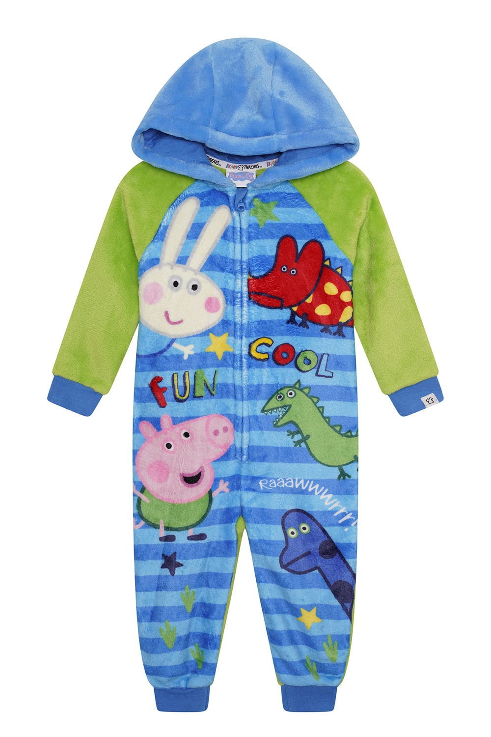 George Pig Boys Fleece Onesie - Brand Threads