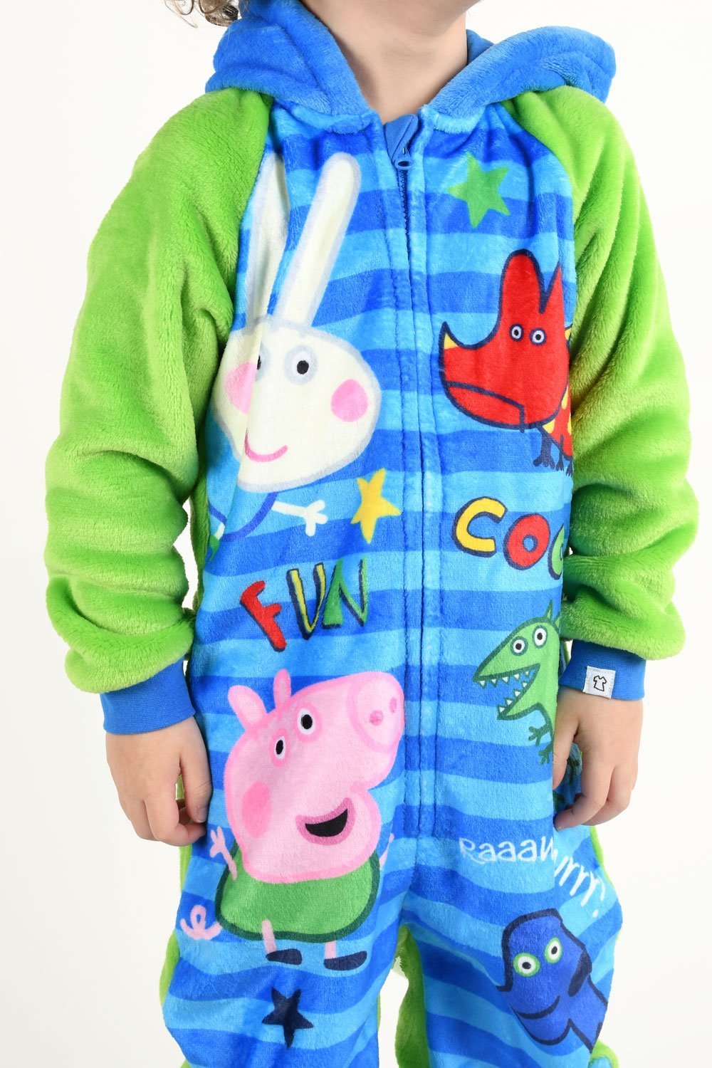 George Pig Boys Fleece Onesie - Brand Threads