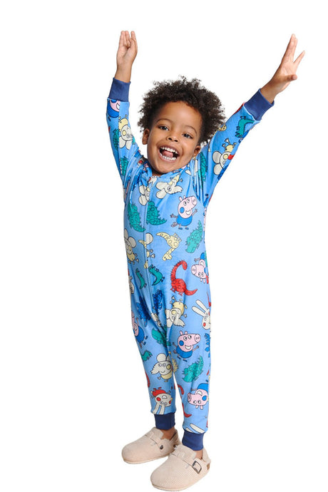 George Pig Boys Fleece Onesie - Brand Threads