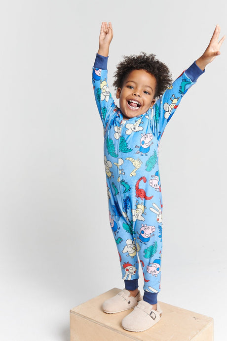 George Pig Boys Fleece Onesie - Brand Threads