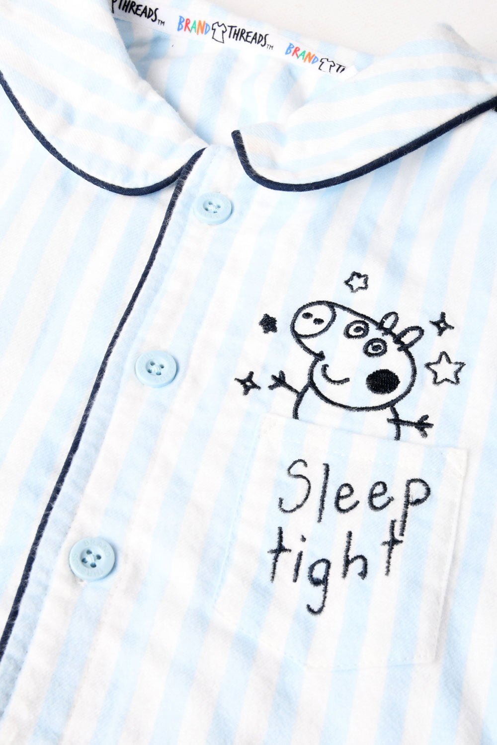 George Pig Boys Heirloom 100% Organic Cotton Classic Pyjamas - Brand Threads