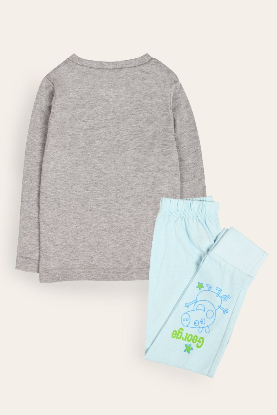 George Pig Boys Pyjamas Long Sleeved Winter Kids Pyjamas Set Official Merchandise - Brand Threads