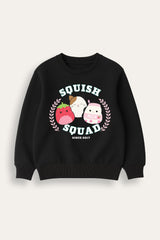 Girls Black Squishmallows Sweatshirt - Brand Threads