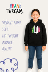 Girls Black Wicked Hoodie - Brand Threads