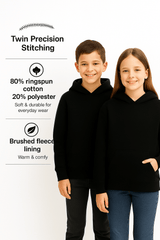 Girls Black Wicked Hoodie - Brand Threads