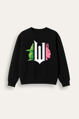 Girls Black Wicked Sweatshirt - Brand Threads