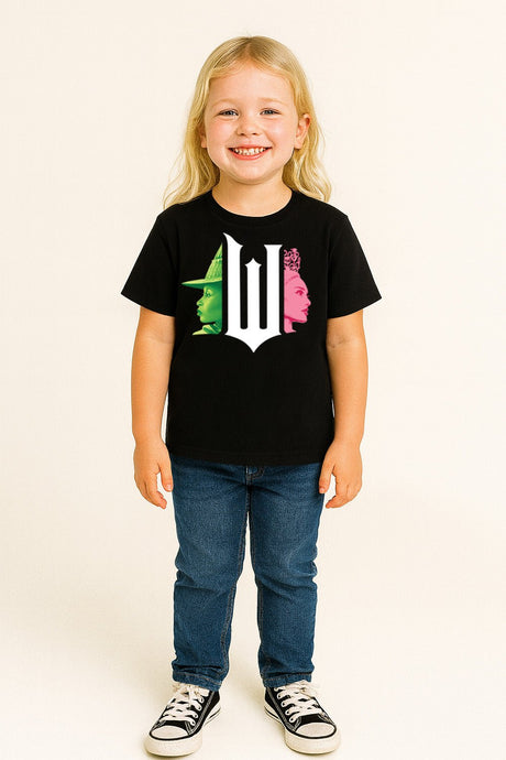 Girls Black Wicked T-Shirt - Brand Threads