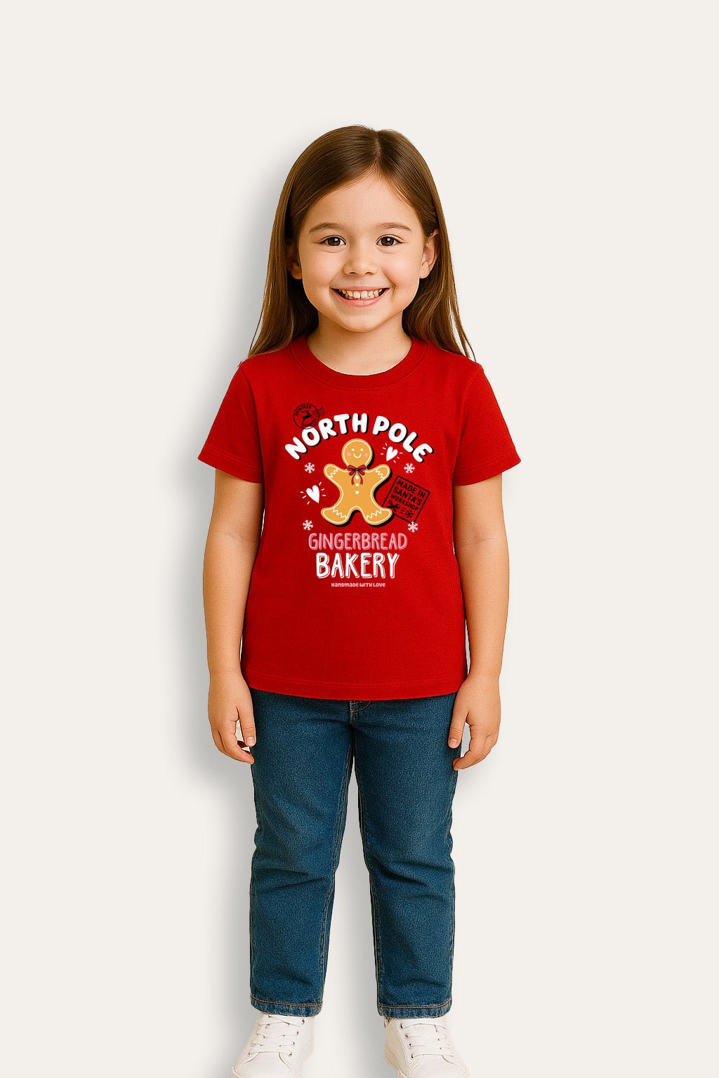 Girls Christmas T-Shirt - Brand Threads