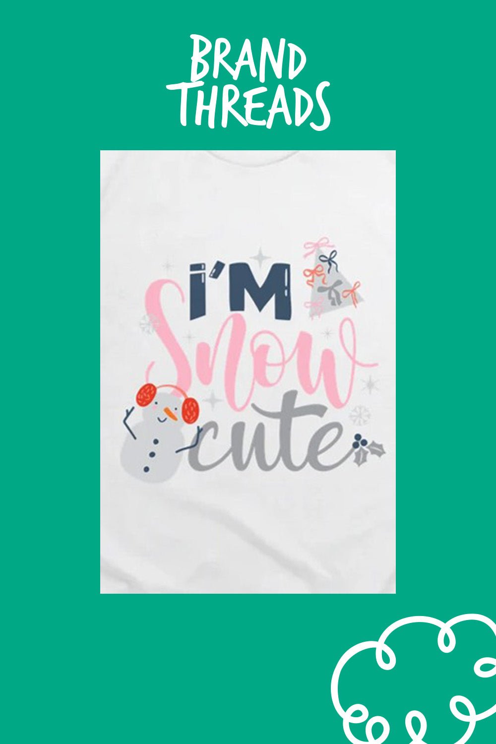 Girls Christmas T-Shirt - Brand Threads