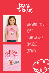 Girls Christmas T-Shirt - Brand Threads