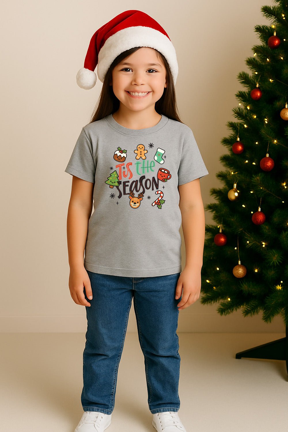 Girls Christmas T-Shirt - Brand Threads