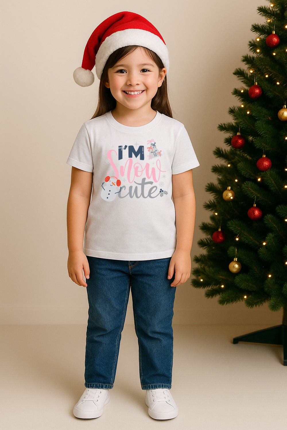 Girls Christmas T-Shirt - Brand Threads