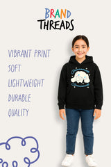 Girls Cinnamoroll Black Hoodie - Brand Threads